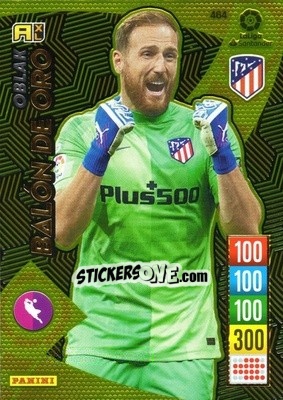 Sticker Oblak - Liga Santander 2020-2021. Adrenalyn XL n. 464 - Panini