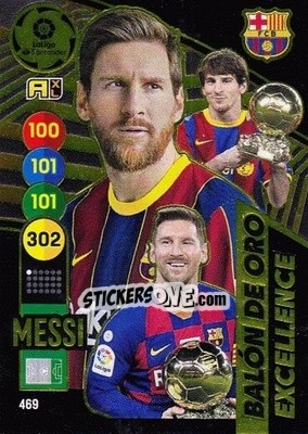Sticker Messi - Liga Santander 2020-2021. Adrenalyn XL n. 469 - Panini