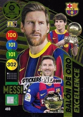 Sticker Messi - Liga Santander 2020-2021. Adrenalyn XL - Panini