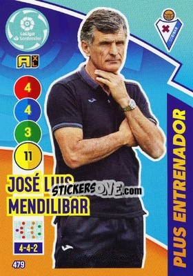 Cromo José Luis Mendilibar - Liga Santander 2020-2021. Adrenalyn XL - Panini