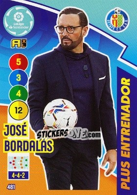 Cromo José Bordalas - Liga Santander 2020-2021. Adrenalyn XL - Panini