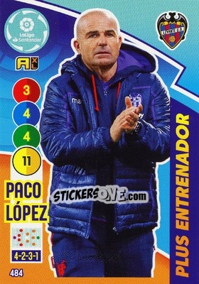 Sticker Paco López - Liga Santander 2020-2021. Adrenalyn XL - Panini