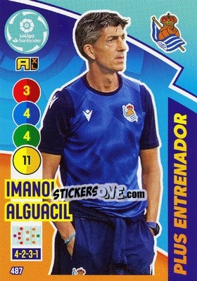 Cromo Imanol Alguacil - Liga Santander 2020-2021. Adrenalyn XL - Panini