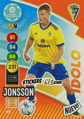 Sticker Jonsson - Liga Santander 2020-2021. Adrenalyn XL - Panini