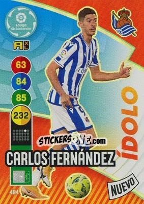 Figurina Carlos Fernández - Liga Santander 2020-2021. Adrenalyn XL - Panini