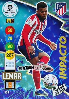 Figurina Lemar - Liga Santander 2020-2021. Adrenalyn XL - Panini