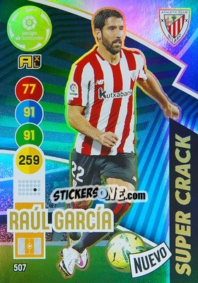 Figurina Raul García - Liga Santander 2020-2021. Adrenalyn XL - Panini