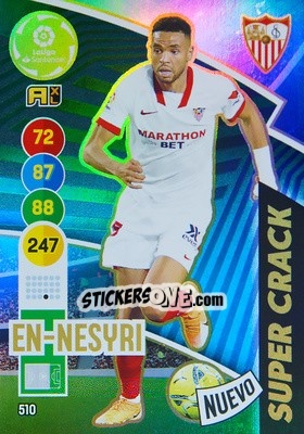 Sticker En-Nesyri - Liga Santander 2020-2021. Adrenalyn XL n. 510 - Panini