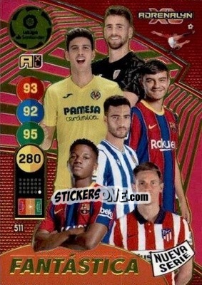 Sticker Fantástica - Liga Santander 2020-2021. Adrenalyn XL n. 511 - Panini