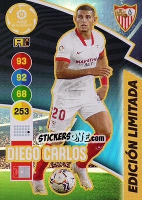 Cromo Diego Carlos - Liga Santander 2020-2021. Adrenalyn XL - Panini