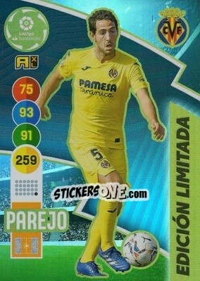 Figurina Parejo - Liga Santander 2020-2021. Adrenalyn XL - Panini