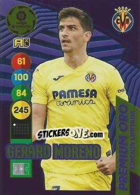 Figurina Gerard Moreno - Liga Santander 2020-2021. Adrenalyn XL - Panini