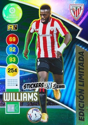 Sticker Williams - Liga Santander 2020-2021. Adrenalyn XL n. LE-IW - Panini