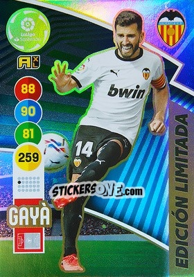 Sticker Gayá - Liga Santander 2020-2021. Adrenalyn XL - Panini