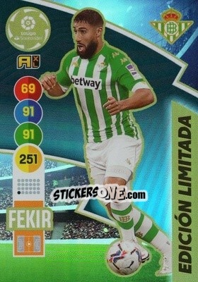 Figurina Fekir - Liga Santander 2020-2021. Adrenalyn XL - Panini