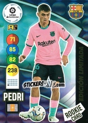 Cromo Pedri - Liga Santander 2020-2021. Adrenalyn XL - Panini