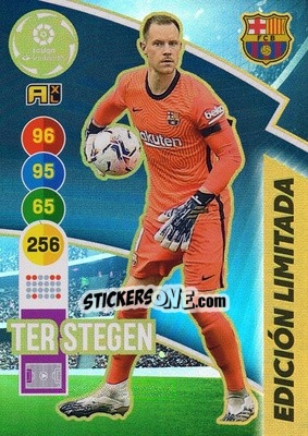 Cromo Ter Stegen - Liga Santander 2020-2021. Adrenalyn XL n. LE-TS - Panini