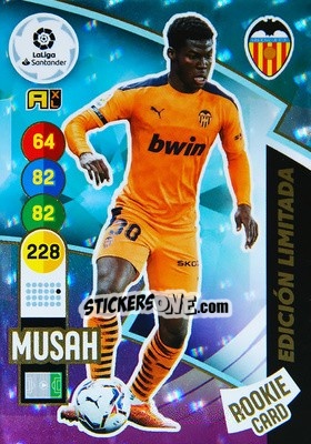 Sticker Musah - Liga Santander 2020-2021. Adrenalyn XL n. LE-YM - Panini