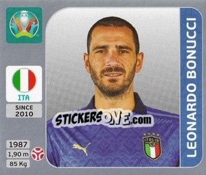 Sticker Leonardo Bonucci - UEFA Euro 2020. Pearl Edition n. 16 - Panini