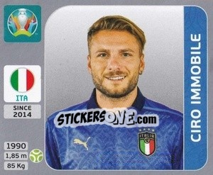 Sticker Ciro Immobile - UEFA Euro 2020. Pearl Edition n. 29 - Panini