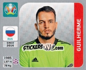 Sticker Guilherme - UEFA Euro 2020. Pearl Edition n. 212 - Panini