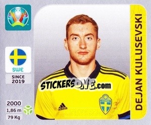 Sticker Dejan Kulusevski - UEFA Euro 2020. Pearl Edition n. 565 - Panini