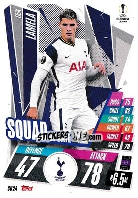 Sticker Erik Lamela - UEFA Champions League 2020-2021. Match Attax Extra n. SU24 - Panini