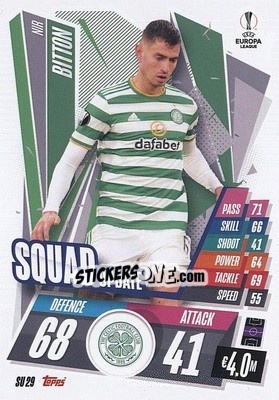 Sticker Nir Bitton - UEFA Champions League 2020-2021. Match Attax Extra n. SU29 - Panini