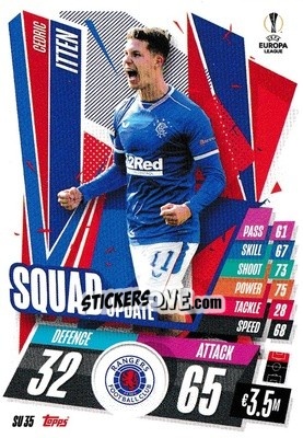 Sticker Cedric Itten - UEFA Champions League 2020-2021. Match Attax Extra n. SU35 - Panini