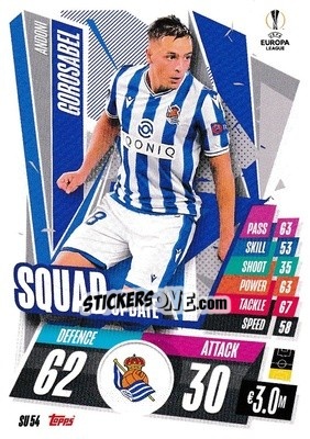 Cromo Andoni Gorosabel - UEFA Champions League 2020-2021. Match Attax Extra - Panini