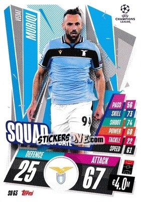 Sticker Vedat Muriqi - UEFA Champions League 2020-2021. Match Attax Extra - Panini