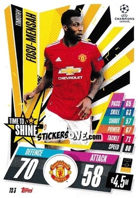Sticker Timothy Fosu-Mensah - UEFA Champions League 2020-2021. Match Attax Extra - Panini