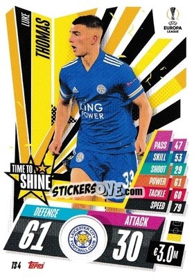 Sticker Luke Thomas - UEFA Champions League 2020-2021. Match Attax Extra n. TS4 - Panini