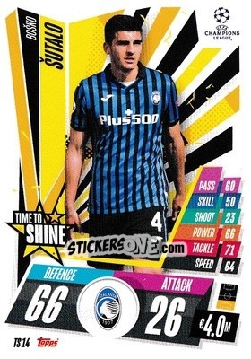 Sticker Bosko Sutalo - UEFA Champions League 2020-2021. Match Attax Extra n. TS14 - Panini
