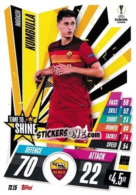 Sticker Marash Kumbulla - UEFA Champions League 2020-2021. Match Attax Extra n. TS15 - Panini