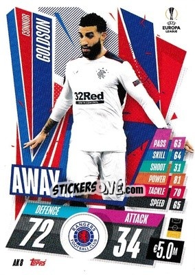 Sticker Connor Goldson - UEFA Champions League 2020-2021. Match Attax Extra n. AK8 - Panini