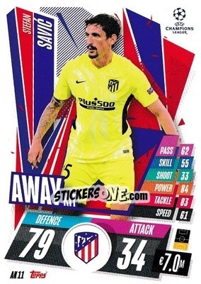 Cromo Stefan Savic - UEFA Champions League 2020-2021. Match Attax Extra - Panini