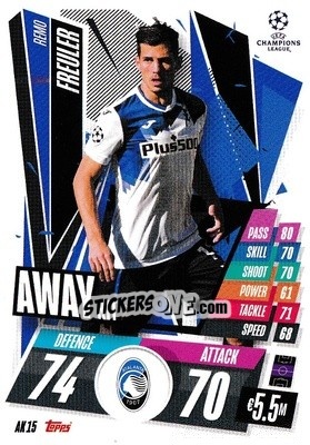Sticker Remo Freuler - UEFA Champions League 2020-2021. Match Attax Extra n. AK15 - Panini