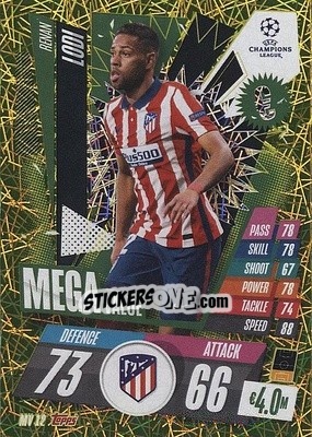 Sticker Renan Lodi - UEFA Champions League 2020-2021. Match Attax Extra n. MV12 - Panini