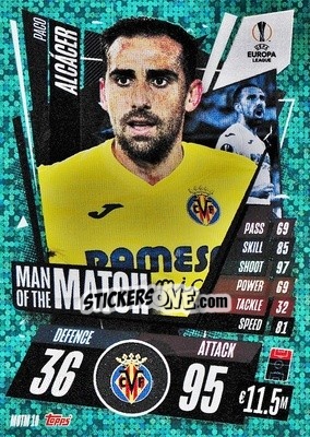 Sticker Paco Alcácer - UEFA Champions League 2020-2021. Match Attax Extra n. MOTM10 - Panini