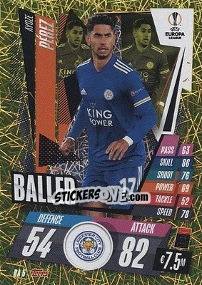 Sticker Ayoze Pérez - UEFA Champions League 2020-2021. Match Attax Extra n. BA5 - Panini