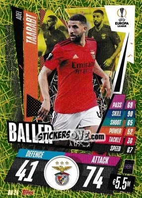 Sticker Adel Taarabt - UEFA Champions League 2020-2021. Match Attax Extra n. BA24 - Panini