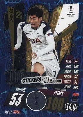 Sticker Heung-Min Son - UEFA Champions League 2020-2021. Match Attax Extra - Panini