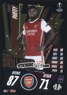 Figurina Thomas Partey - UEFA Champions League 2020-2021. Match Attax Extra - Panini