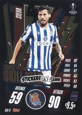 Cromo David Silva - UEFA Champions League 2020-2021. Match Attax Extra - Panini