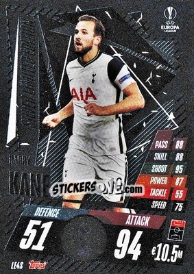 Sticker Harry Kane - UEFA Champions League 2020-2021. Match Attax Extra n. LE4S - Panini