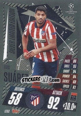 Sticker Luis Suárez - UEFA Champions League 2020-2021. Match Attax Extra n. LE5S - Panini