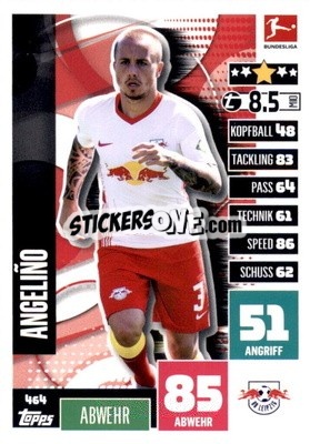 Sticker Angeliño - German Fussball Bundesliga 2020-2021. Match Attax Extra - Panini
