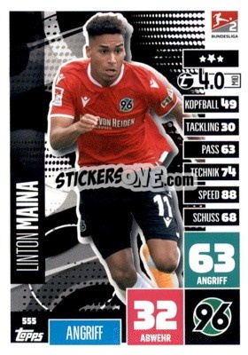 Figurina Linton Maina - German Fussball Bundesliga 2020-2021. Match Attax Extra - Panini