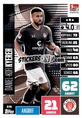 Sticker Daniel-Kofi Kyereh - German Fussball Bundesliga 2020-2021. Match Attax Extra - Panini
